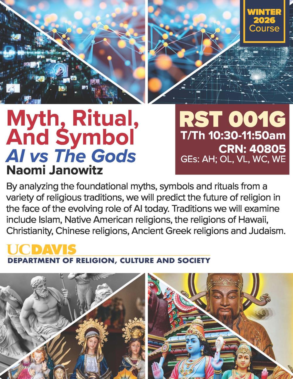 RST 001G Myth, Ritual and Symbol... AI vs. The Gods