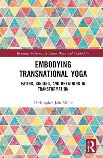 A book cover for Embodying Transnational Yoga