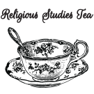 Drawing of a tea cup on a saucer