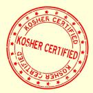 A logo saying "Kosher"